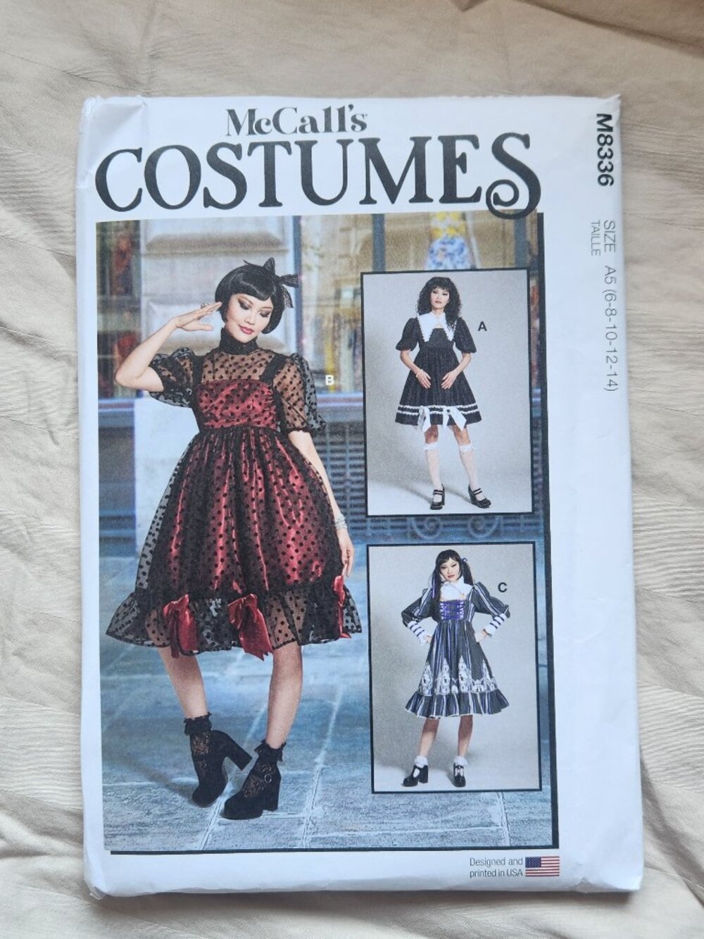 McCall's Costumes Sewing Pattern M8336